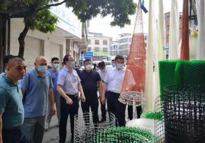 渔舟唱晚焕新机 市商务局探访石鼓镇渔网渔具与小商品产业进行专题调研
